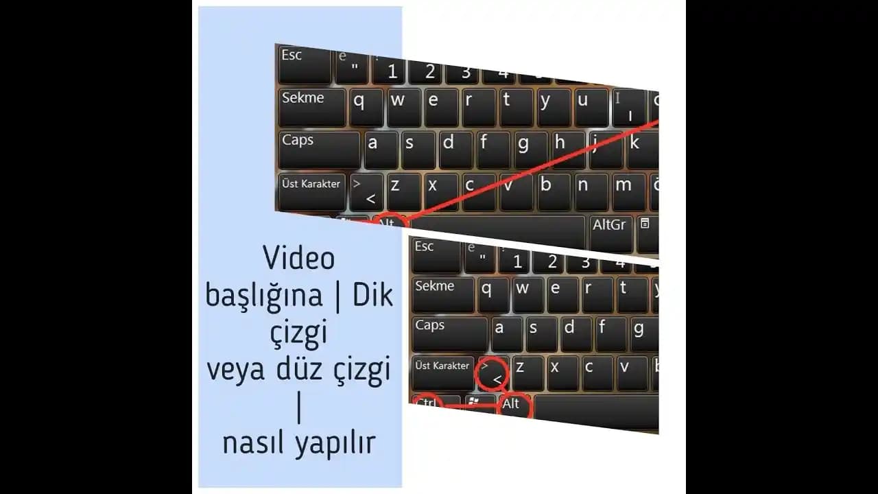 Klavyede Dikey Çizgi Nasıl Yapılır? Windows, Mac ve Mobil Cihazlar İçin Rehber