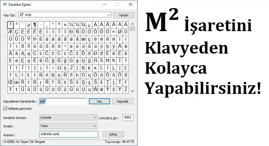 Klavyede Metrekare (m²) İşareti Nasıl Yapılır? Windows, Mac ve Mobil Yöntemler