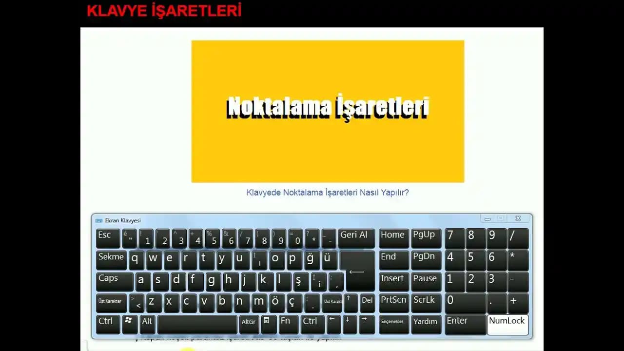 Klavyede Noktalama İşaretleri: Windows, Mac ve Mobil Cihazlarda Doğru Kullanım Rehberi