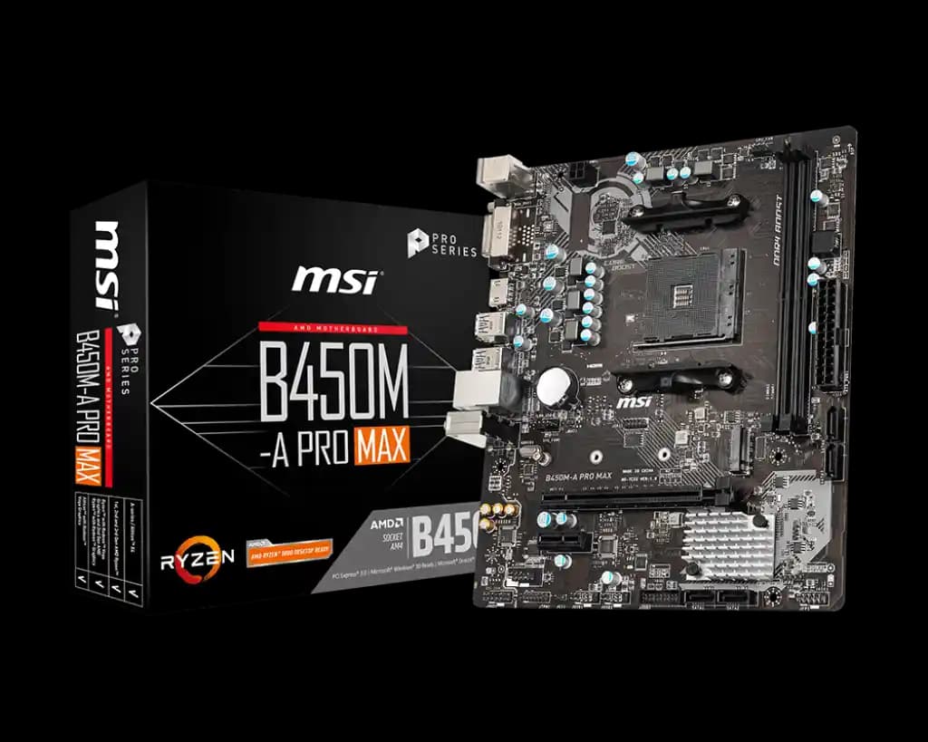 MSI B450M-A PRO MAX Anakart İncelemesi: Performans ve Uyumluluk Özellikleri