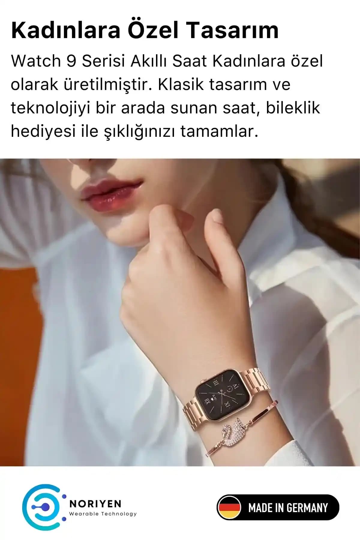 Noriyen Akıllı Saat: Suya Dayanıklı, Sağlık Takipli ve Yüksek Performanslı Teknoloji