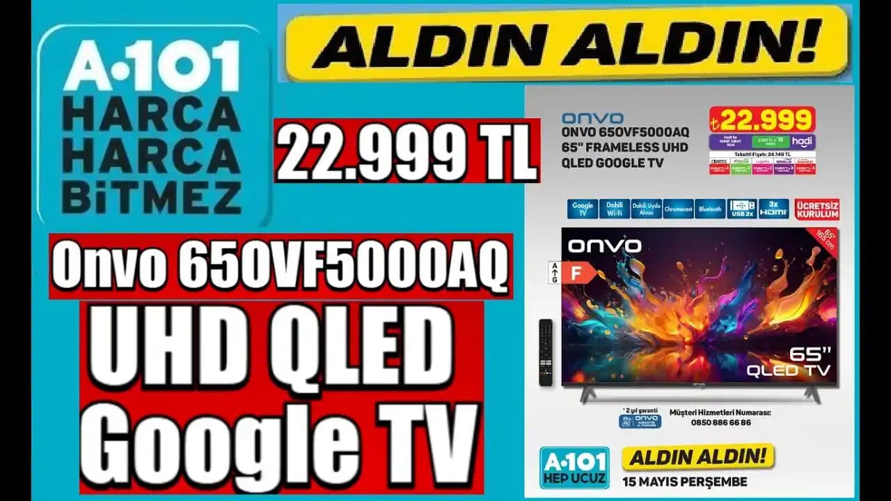 Onvo QLED TV İncelemesi: Yüksek Performans ve Gelişmiş Görüntü Teknolojisiyle Tanışın