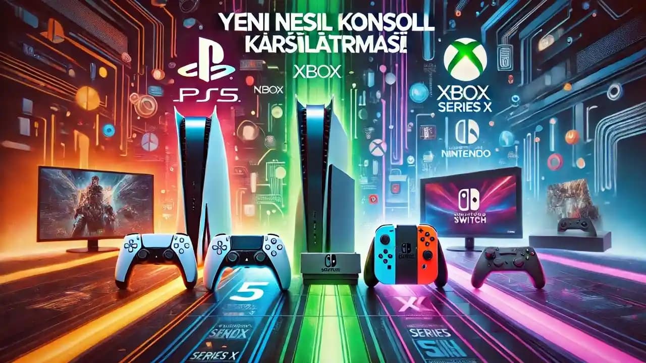 Oyun Konsolu Karşılaştırması: Nintendo Switch, PlayStation 5 ve Xbox Series X Özellikleri