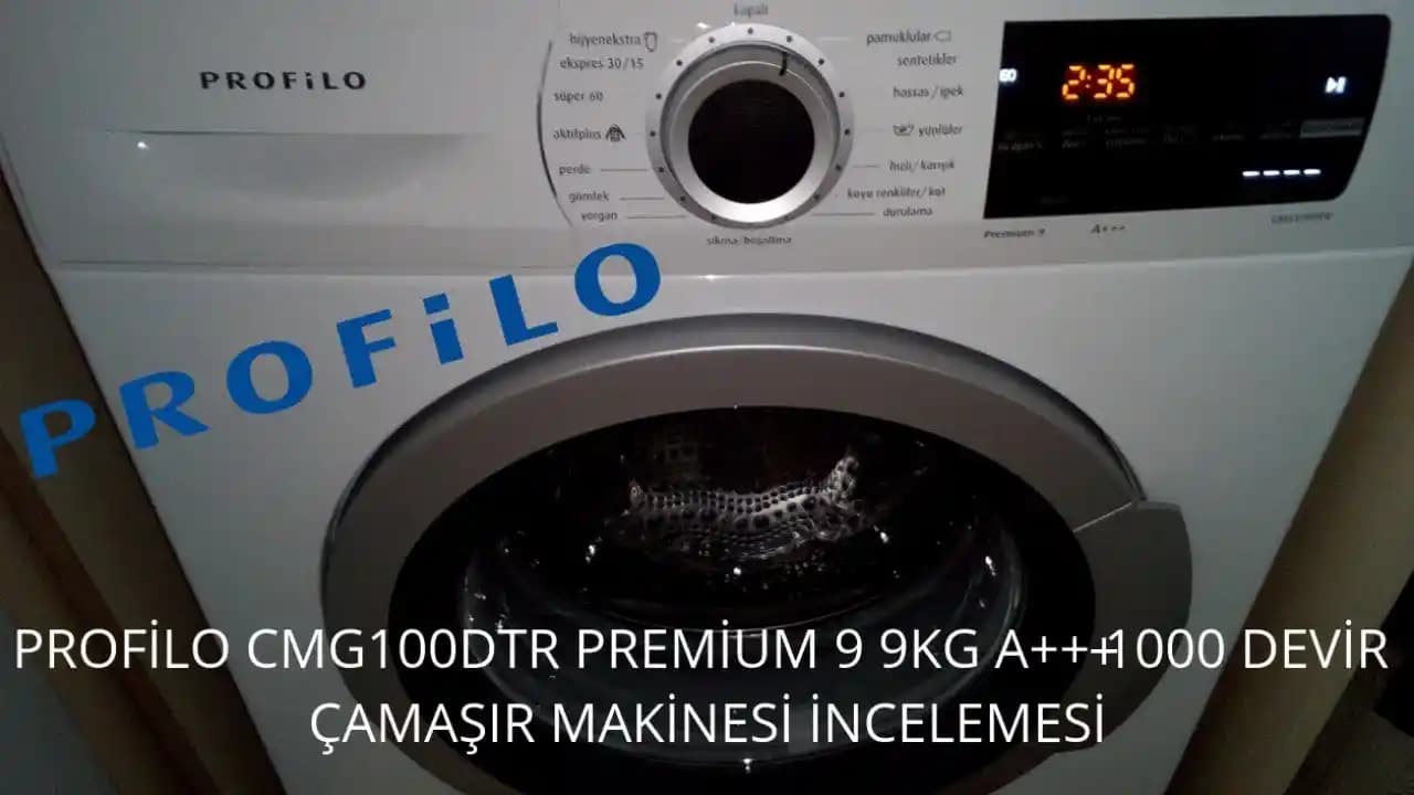 Profilo Premium 9 Kg Çamaşır Makinesi: Yüksek Kapasite ve Gelişmiş Teknoloji