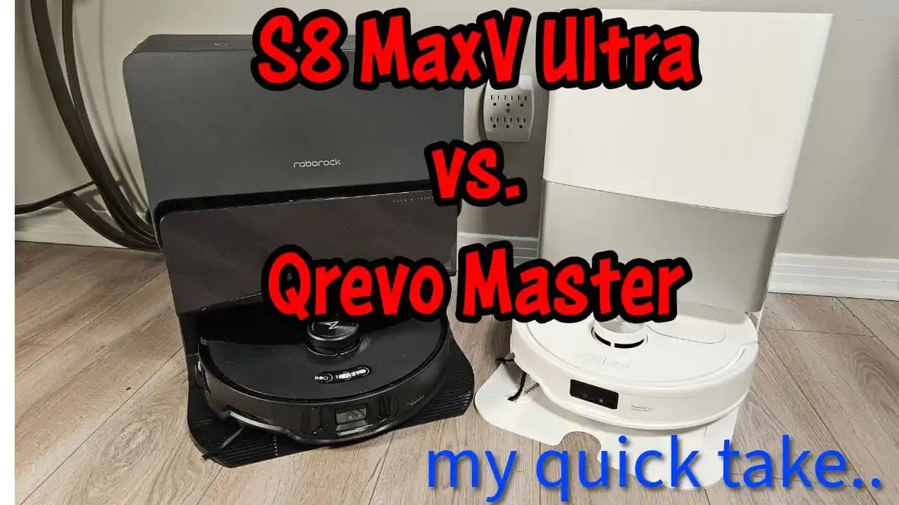 Roborock S8 MaxV Ultra ve Qrevo L: Akıllı Robot Süpürge Özellikleri ve Karşılaştırması
