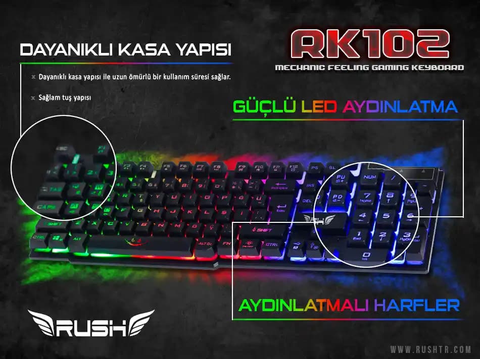 Rush RK102: Şık Tasarım ve Güçlü Performans Sunan Akıllı Telefon Modeli