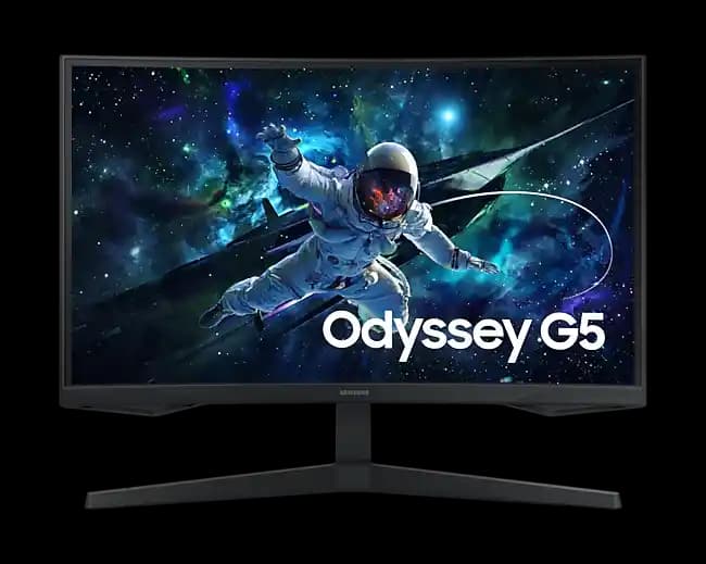 Samsung 27 Odyssey G5: 27 İnç Kavisli QHD Monitör Oyun ve Profesyonel Kullanım İçin