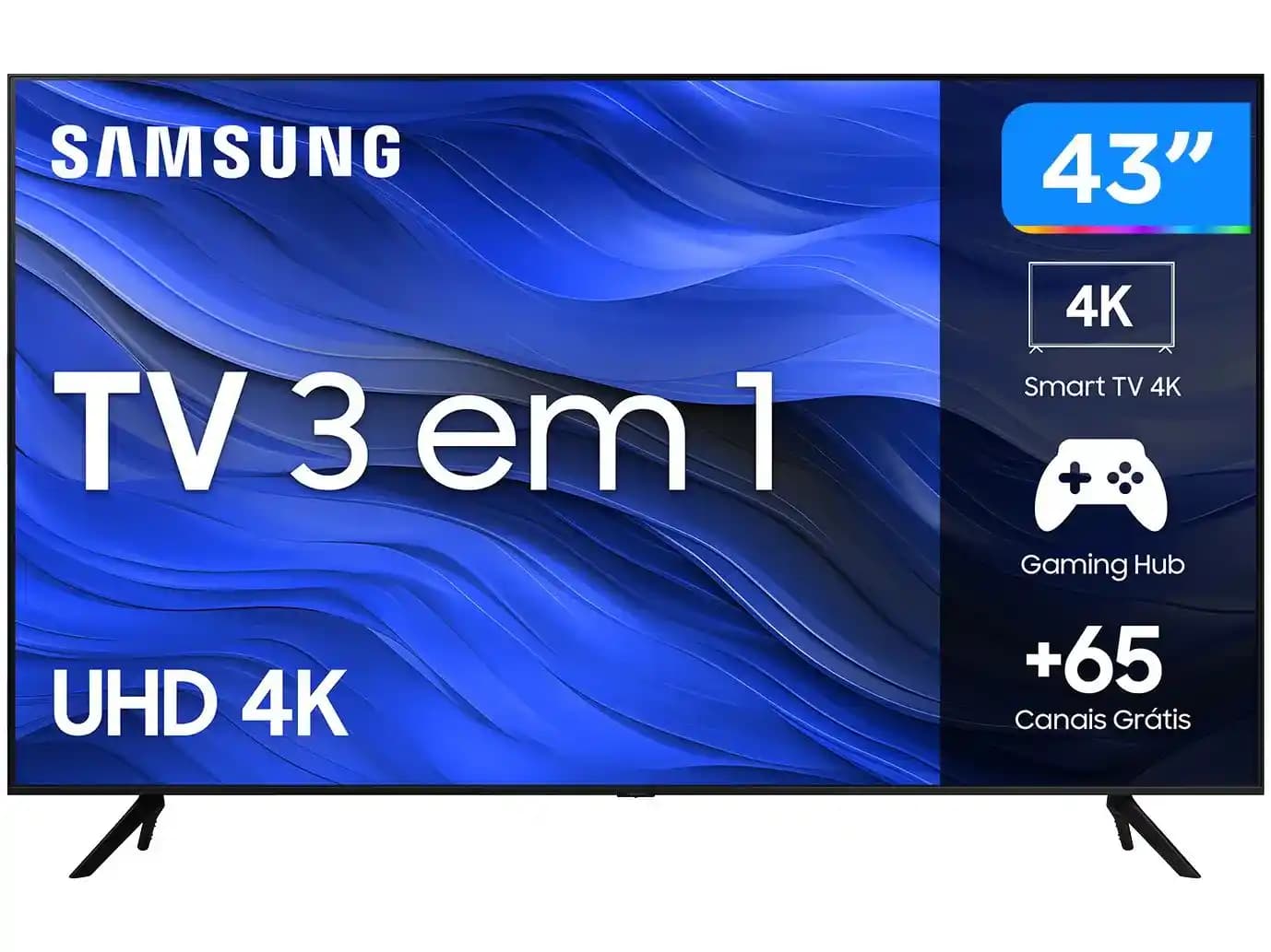 Samsung 43 İnç Smart TV: Kompakt Tasarım ve Gelişmiş 4K UHD Özellikleriyle Ev Eğlencesi