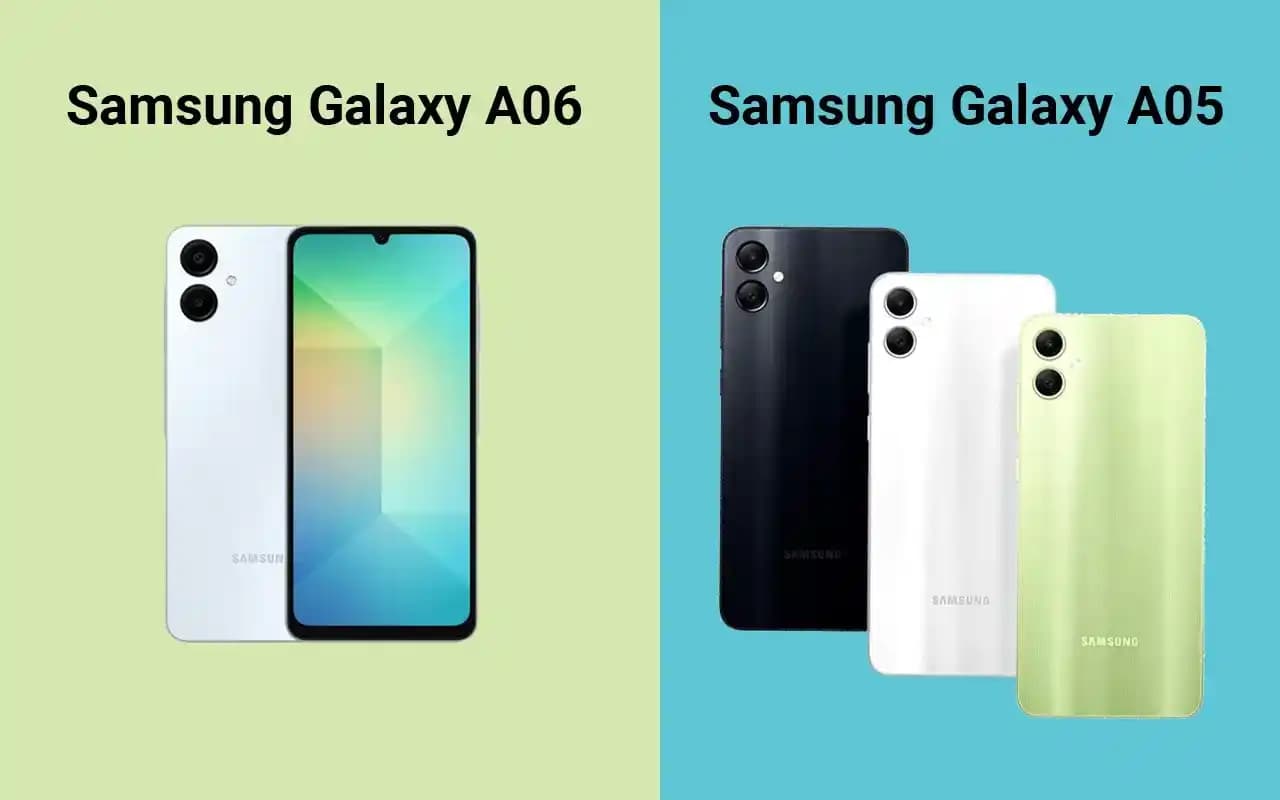 Samsung A06 ve A05 Karşılaştırması: Tasarım, Performans ve Kamera Özellikleri