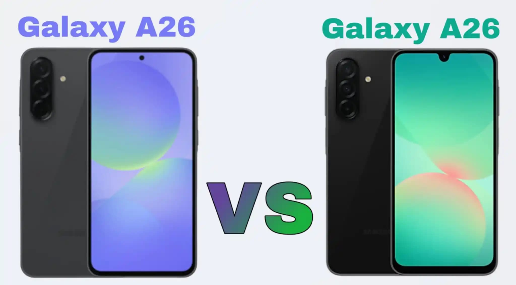 Samsung Galaxy A26 ve A36 Karşılaştırması: Tasarım, Performans ve Kamera Özellikleri