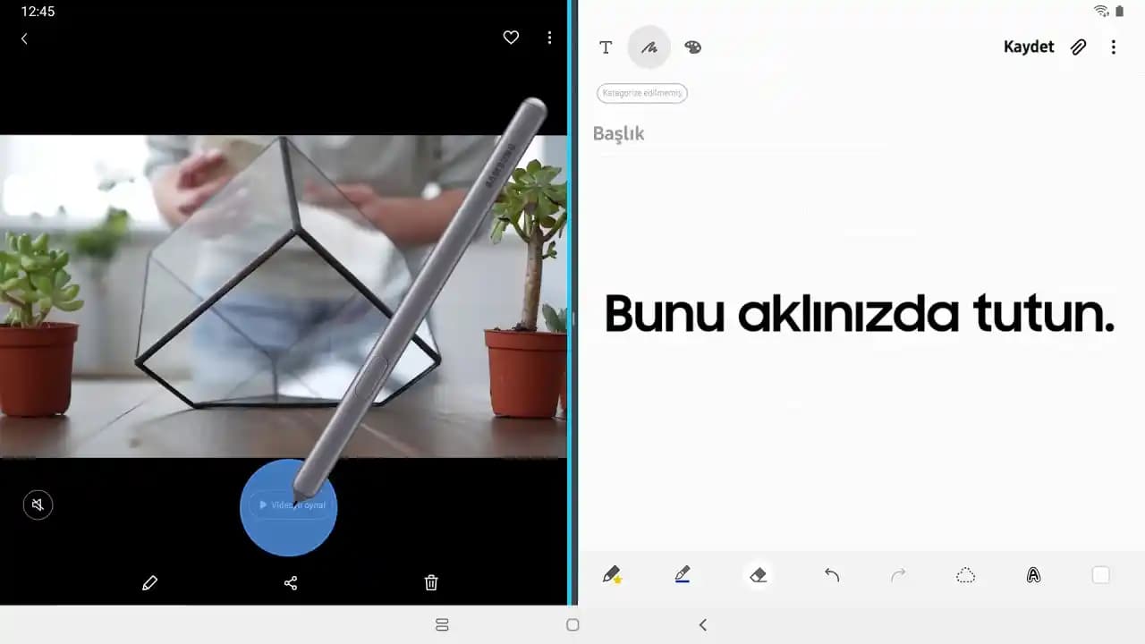 Samsung Tablet Ekranını İkiye Bölme ve Çoklu Görevde One UI 7 Yenilikleri