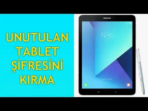 Samsung Tablet Şifre Unuttum Sorunu ve Çözüm Yolları: Güvenlik ve Kurtarma Rehberi
