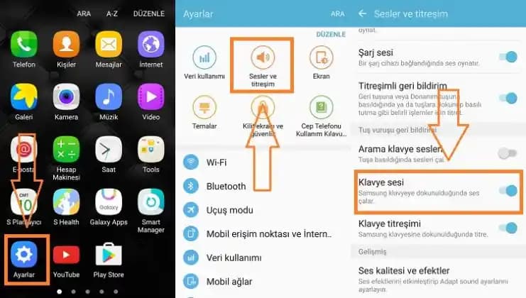 Samsung Telefonlarda Klavye Sesini Kapatma Yöntemleri ve Ayar Rehberi