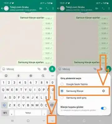 Samsung WhatsApp Klavye Ayarlarıyla Mesajlaşma Deneyiminizi Geliştirin ve Kişiselleştirin