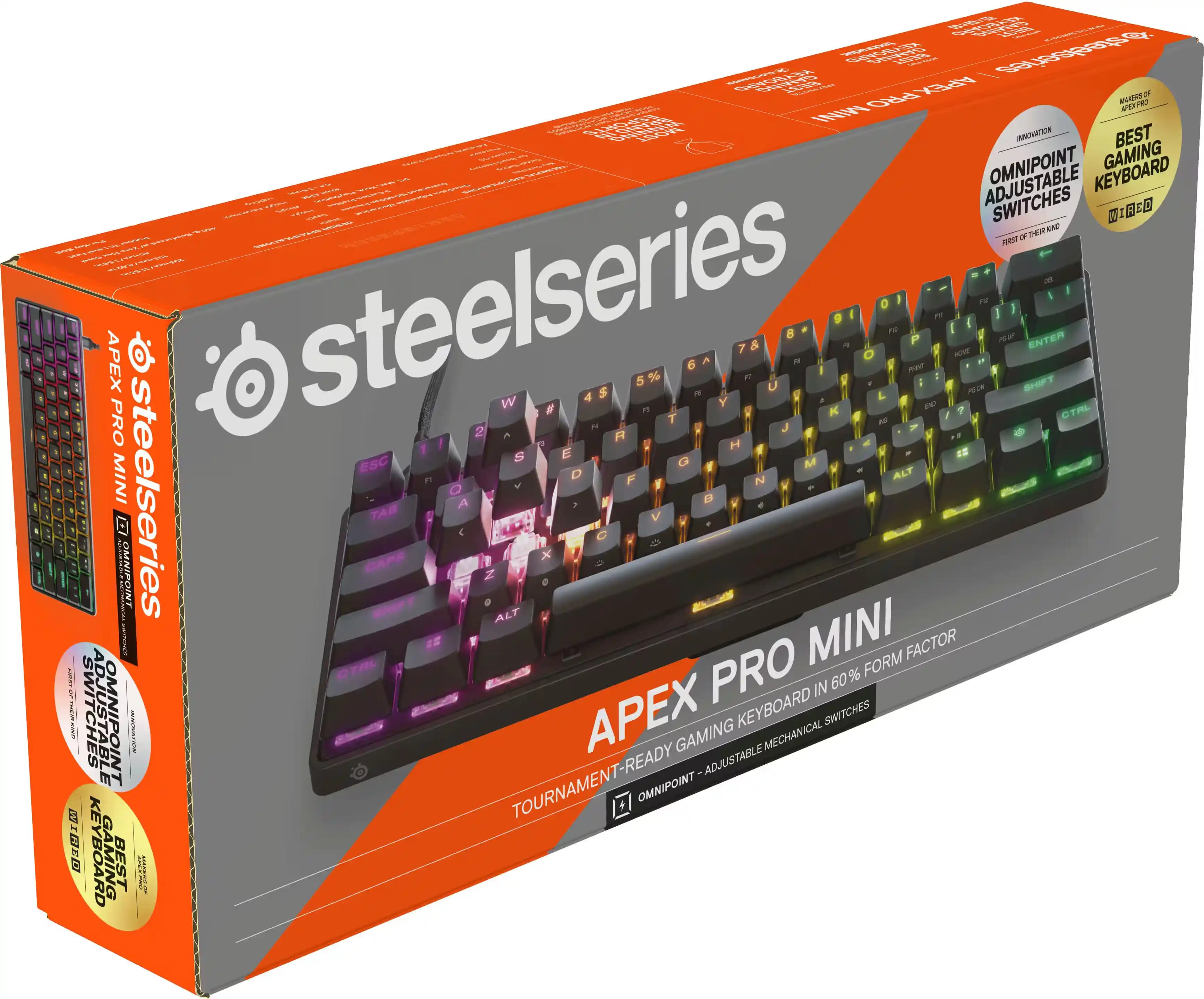 SteelSeries Apex Pro Mini: Kompakt Tasarım ve Kişiselleştirilebilir Mekanik Klavye