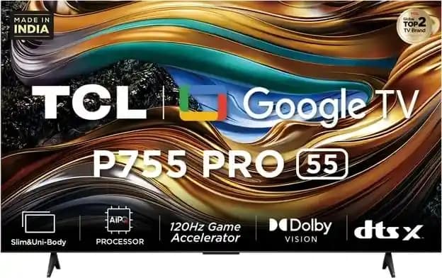 TCL 55P755 55 İnç 4K UHD Google TV: Yüksek Performanslı Akıllı Televizyon