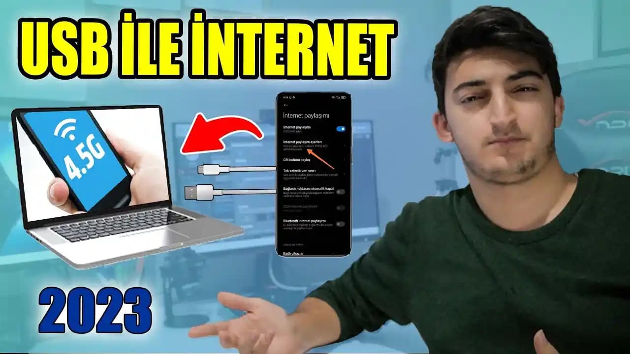 Telefondan Bilgisayara İnternet Paylaşımı: USB, Wi-Fi ve Bluetooth Yöntemleri