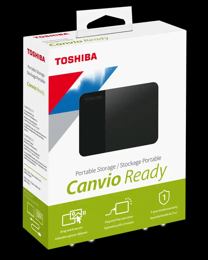Toshiba Canvio Ready: Kompakt ve Hızlı Taşınabilir Harici Disk 1-4 TB Arası
