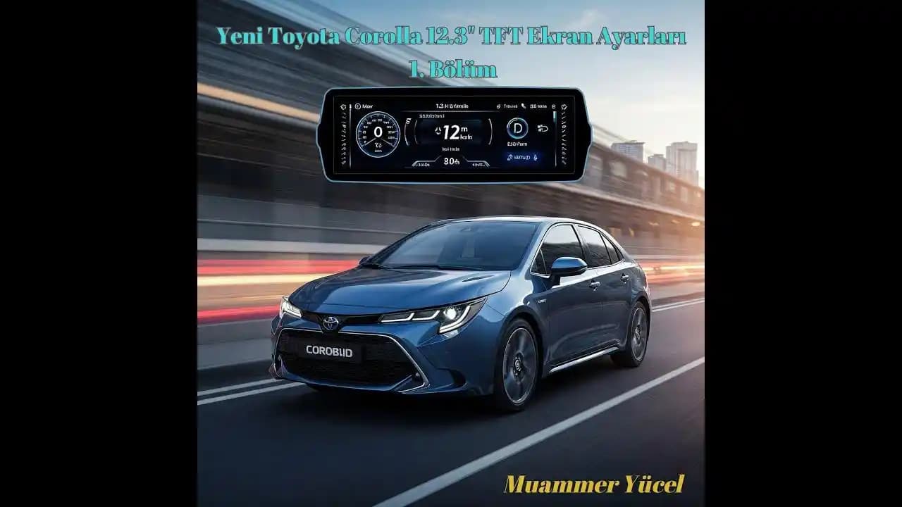 Toyota Corolla Ekran Ayarları: Parlaklık, Renk ve Dokunmatik Özelliklerle Sürüş Konforu
