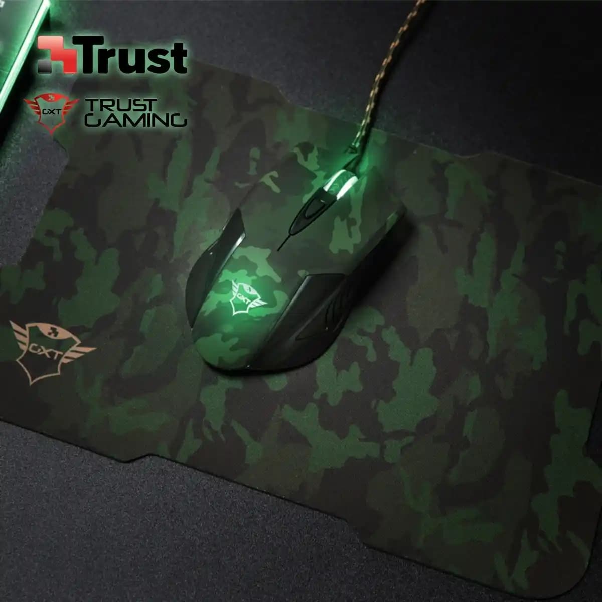 Trust GXT 781 Rixa Camo: Uygun Fiyatlı ve Sürdürülebilir Kablolu Oyuncu Faresi
