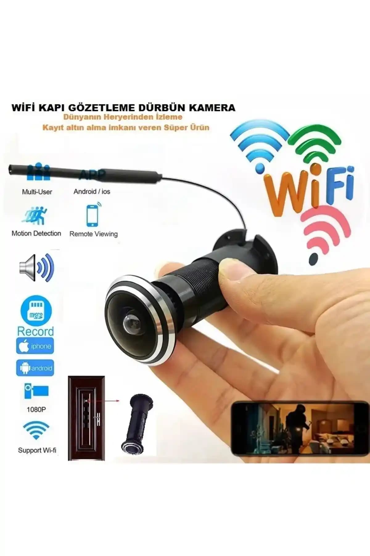 WiFi Özellikli Kapı Dürbünü Kameraları ile Akıllı ve Güvenli Ev İzleme Çözümleri