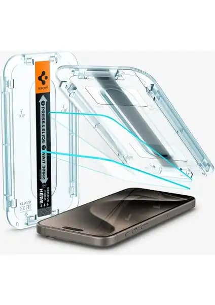 Spigen iPhone 15 Pro Cam Ekran Koruyucu Karşılaştırması: Full Cover ve Slim HD Modelleri 2