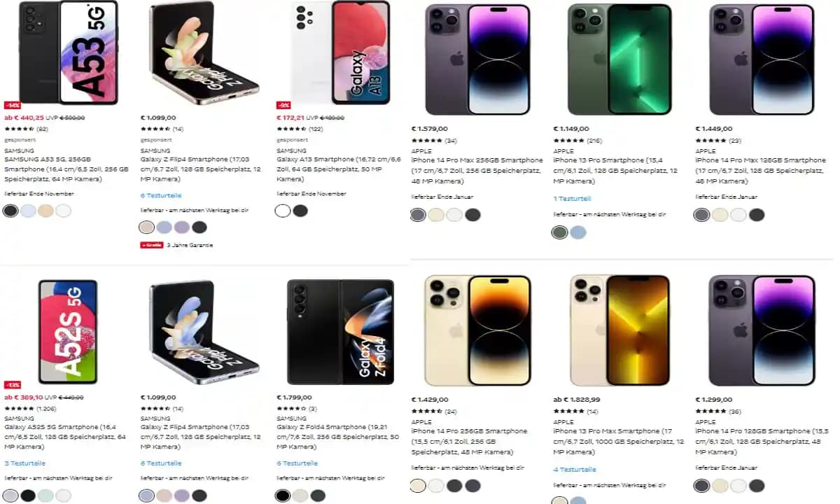 Almanya'da 500 Euro Altında Yeni Akıllı Telefon Seçenekleri ve Öneriler