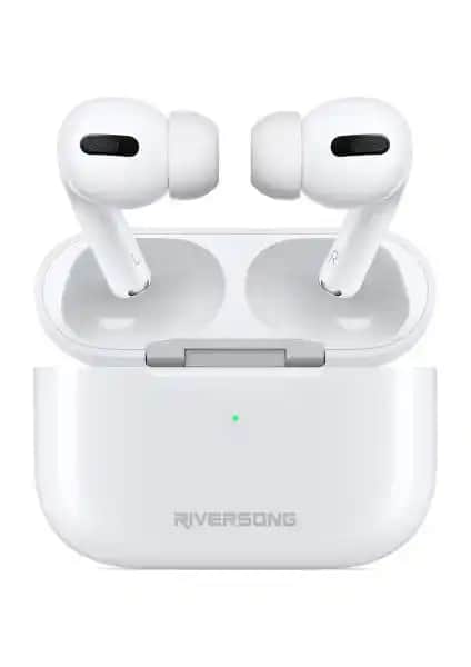 Riversong Airfly L5 ENC Beyaz Kablosuz Kulaklık Yüksek Ses Kalitesi ve Uzun Pil Ömrü ile