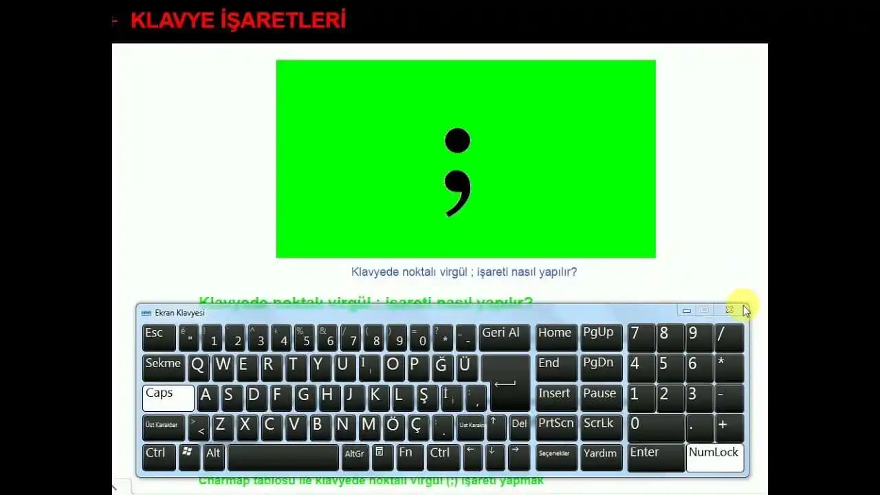 PC'de Virgül Nasıl Yapılır? Klavye Düzenleri ve Alternatif Yöntemler Rehberi