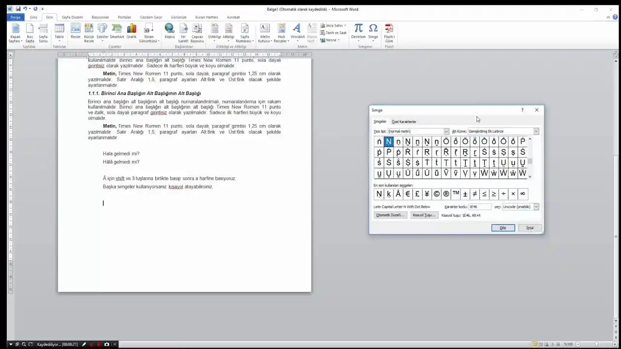 Türkçe'de Şapkalı "Â" Harfi Nasıl Yazılır? Bilgisayar ve Mobil Rehber