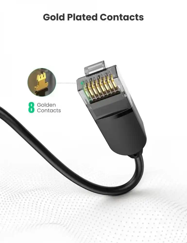 UGREEN Cat6a Slim: İnce ve Yüksek Performanslı 10 Gbps Ethernet Ağ Kablosu