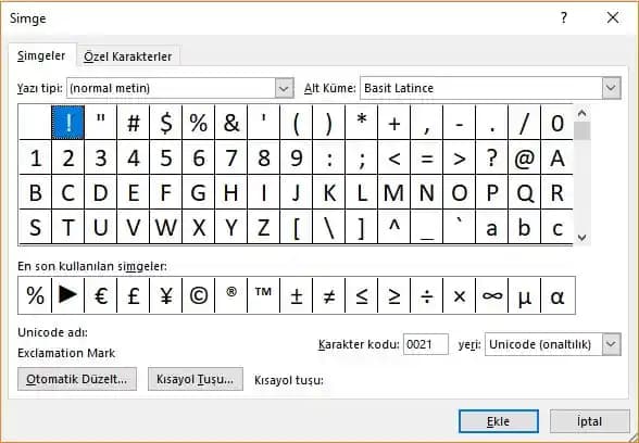 Ünlem İşareti Nasıl Yazılır? Dijital Cihazlarda Doğru Kullanım ve İpuçları