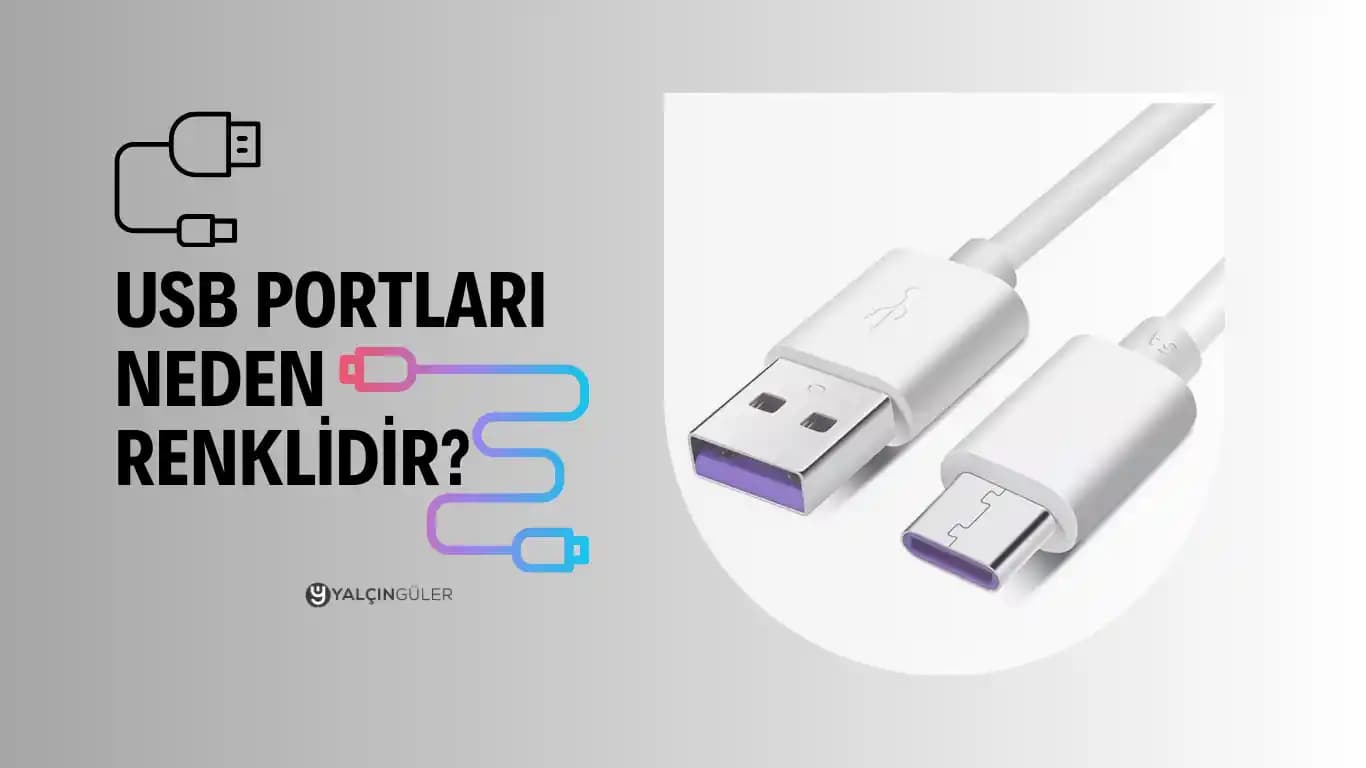USB Konektörlerinde Renk Kodları ve Anlamları: USB Portlarının Teknik Özellikleri