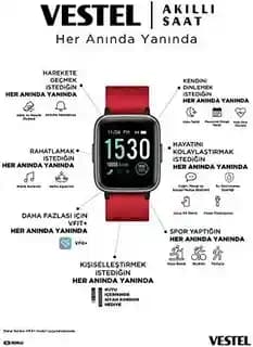 Vestel Kol Saati: Modern Tasarım ve Çok Fonksiyonlu Akıllı Saat Deneyimi