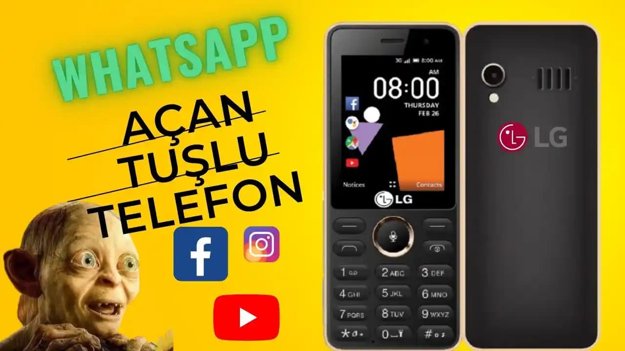 WhatsApp Açabilen Tuşlu Telefonlar: Kompakt Tasarım ve Temel İletişim Özellikleri