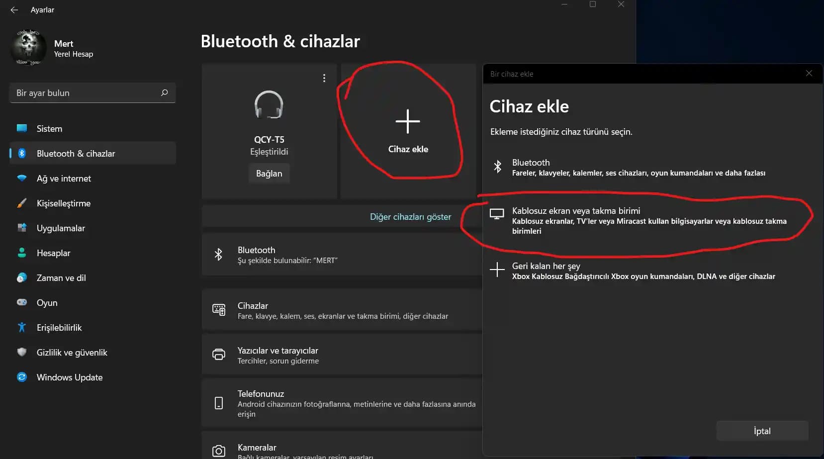 Windows 11 Kablosuz Ekran Yansıtma Sorunları ve Etkili Çözüm Yöntemleri