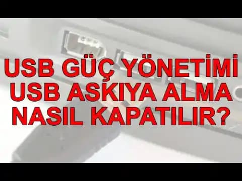 Windows ve Mobil Cihazlarda USB Bağlantısı Nasıl Kapatılır: Güvenlik ve Enerji Tasarrufu Yöntemleri