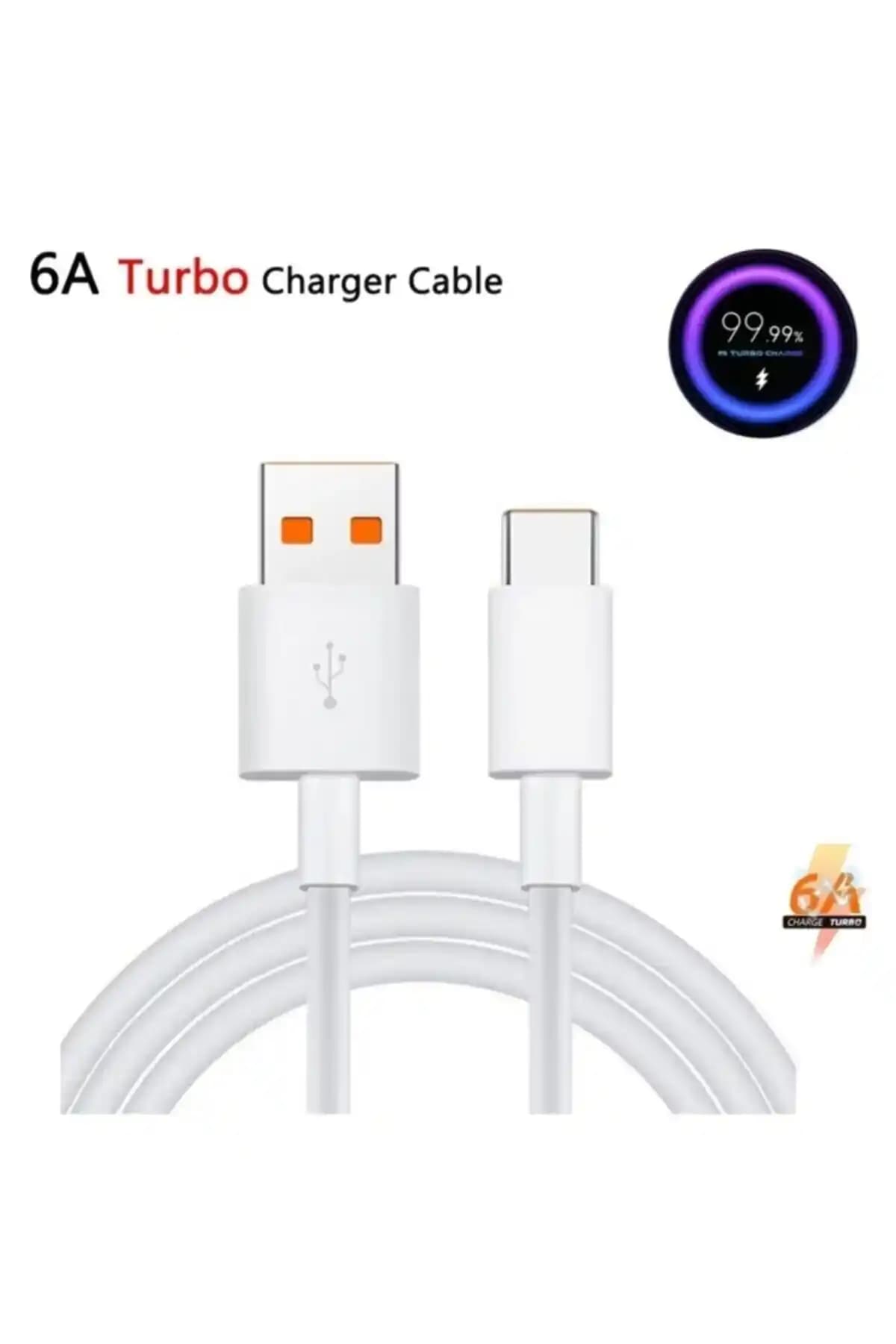 Xiaomi 6A Type-C Turbo Charge Şarj Kablosu: Hızlı ve Dayanıklı Şarj Çözümü