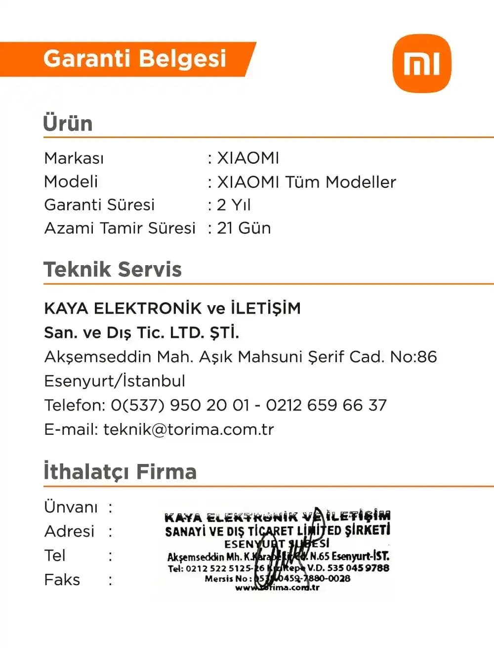 Xiaomi Garanti Belgesi Nedir? Ürün Koruması ve Doğru Kullanım Rehberi