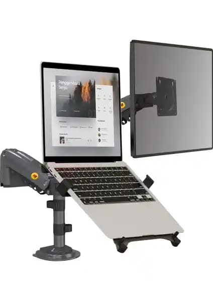 Ergoflex Nb H180-FP Çift Kollu Amortisörlü Monitör ve Laptop Standı Özellikleri