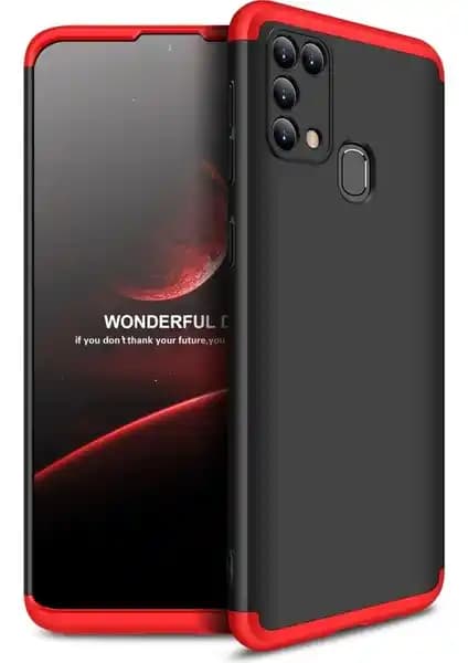 KNY Samsung Galaxy M31 Kılıf 3 Parça 360 Derece Koruma ve Şık Tasarım