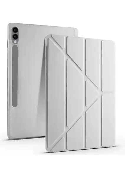 Samsung Galaxy Tab S9 Fe Plus X610 için Katlanabilir Kalemlikli Standlı Akıllı Kılıf