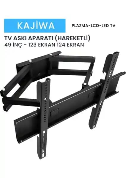Kajiwa 49 inç Hareketli TV Askı Aparatı ile Modern ve Pratik Televizyon Montajı
