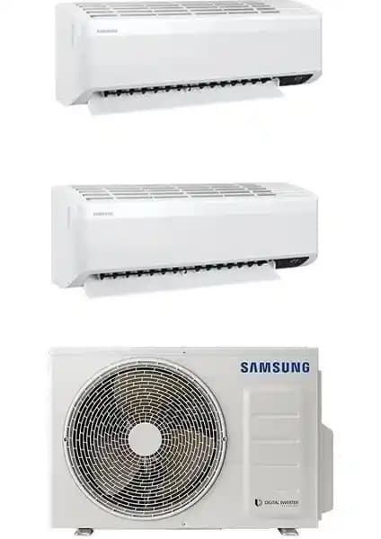 Samsung Wind Free Multi 1+2 Klima Sistemi 9+12 Btu enerji verimli ve sessiz kullanım