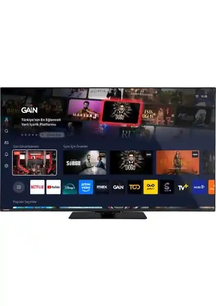 Toshiba 55QV3F63DT 55 İnç 4K Ultra HD QLED Akıllı Uydu Alıcılı Televizyon