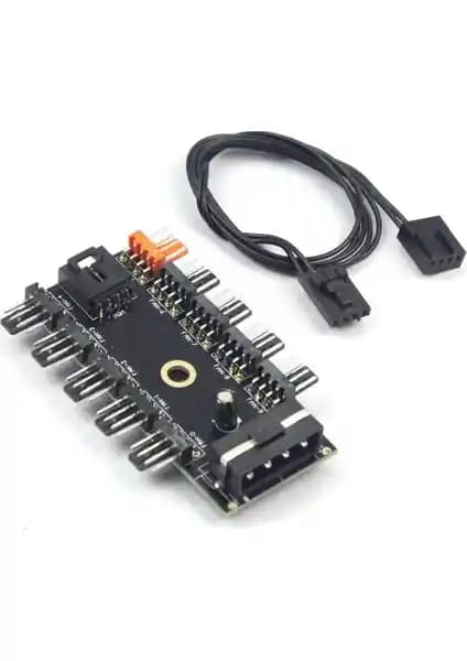 Alfais 10 Port Fan Çoklayıcı ile Bilgisayar Soğutma Performansını Artırın