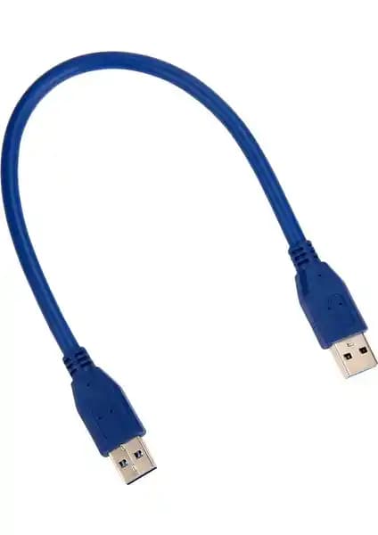 Alfais 4955 USB 3.0 Erkek Erkek 30 cm Kablo ile Hızlı ve Güvenilir Veri Aktarımı