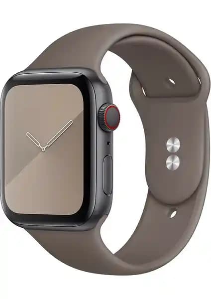 Apple Watch 3-6 Serisi İçin Uyumlu Silikon Kayışlar Günlük Kullanım İçin Tasarlandı