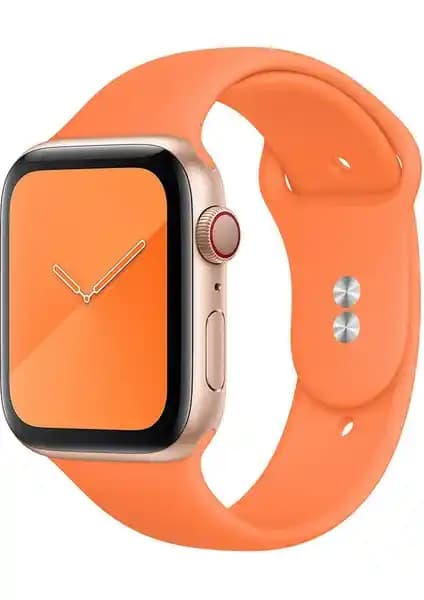 Apple Watch 42-44 mm Silikon Kayışları: Estetik ve Dayanıklılığı Bir Arada Sunar