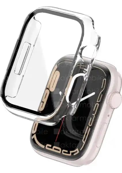 Apple Watch 9 45 mm için Tam Uyumlu Ekran ve Kasa Koruma Seti Günlük Güvenlik